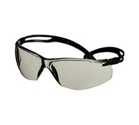 Lunettes de protection 3M SecureFit 500, branches noires, traitement anti-rayures/antibuée Scotchgard (K&N), écran gris clair pour l'intérieur/l'extérieur, SF507SGAF-BLK x20 morceau