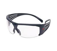 Lunettes de protection 3M SecureFit 600, branches grises, traitement anti-buée/anti-rayures Scotchgard (K&N), écran transparent, SF601SGAF-EU x20 morceau