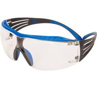 3M SecureFit SF401XSGAF-BLU Lunettes de protection avec protection anti-buée bleu, gris