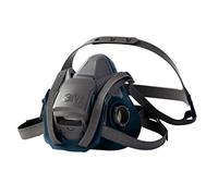 3M série 6500 - Demi-masque de protection réutilisable 3M 6502QL - Avec mécanisme de descente Quick Latch et soupape Cool Flow - 1 x masque taille standard