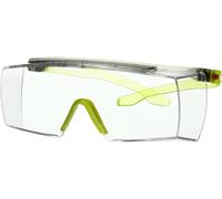 Sur-lunettes de Sécurité 3M™ SecureFit™ 3700, Branches Citron Vert, Traitement Anti-buée (K&N) Scotchgard™, Optique Transparent, SF3701SGAF-GRN-EU