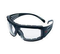 Lunettes de protection 3M SecureFit 600, branches grises, monture en mousse, traitement antibuée/antirayures Scotchgard (K&N), écran transparent, SF601SGAF/FI-EU x20 morceau