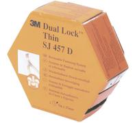 3M SJ 457D Dual Lock Bande auto-agrippante à coller tête de champignon (L x l) 5000 mm x 25 mm translucide 5 m