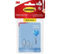 3M Strips Command, pack multiple transparent Contenu: 16 parties