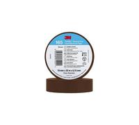 3M Temflex 165 Ruban électrique isolant en vinyle, brun, 19 mm x 25 m, 0,15 mm x100 morceau