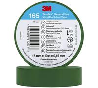 3M Temflex™ 165 165GR1E Ruban isolant Temflex™ 165 vert (L x l) 10 m x 15 mm