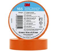 3M Temflex™ 165 165OR1E Ruban isolant Temflex™ 165 orange (L x l) 10 m x 15 mm