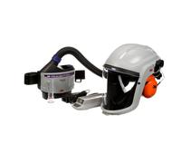 3M TR-315E+ Kit de démarrage Versaflo comprenant TR-302E, accessoires et casque de protection 3M Versaflo M206, pièces de fixation 3M pour casques Versaflo et Speedglas, Z3AF/2, casque antibruit 3M PE