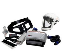 3M TR-619+ Kit de démarrage Versaflo comprenant TR-602E, accessoires et casque de protection 3M Versaflo M206 avec joint facial confort et visière en polycarbonate, transparent x1 morceau