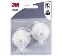 3M Ventouse à Levier Blanc - 2 Ventouses