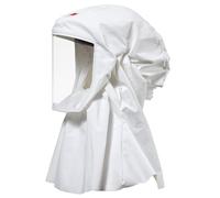 3M Versaflo S-533S avec Harnais Standard - Taille S/M | 3M Cagoule légère Blanche résistante aux Produits Chimiques