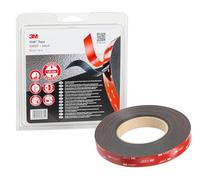 3M VHB 5952F, Ruban Adhésif Mousse Double Face - Excellente Adhésion À La Plupart Des Peintures Poudre, Métaux, Verre, Bois Vernis, Polycarbonate, ABS - Noir, 8 m x 19 mm x 1.6 mm