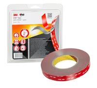 3M VHB GPH-110GF, Ruban Adhésif Mousse Double Face - Résister aux Hautes Températures et Adhérer sur de Nombreux Matériaux (Métaux, le Polycarbonate et ABS) - Gris, 19 mm x 11 m, 1.1 mm (1 Rouleau)