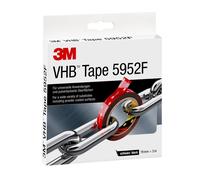 3M VHB ruban adhésif 5952F, noir, 19 mm x 3 m, 1,1 mm x1 morceau