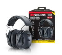 3M WorkTunes Connect & Protection auditive solaire avec Bluetooth Technology Serre-tête, noir, 94-110 dB, SNR 33 dB, 90573E-1 x1 morceau