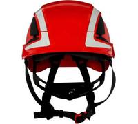 3M X5005V-CE Casque de protection avec détecteur d'UV, réfléchissant, ventilé Rouge EN 397, EN 12492 (X5005V-CE)