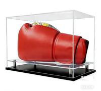 3MM Epaisse,Vitrine Acrylique, Vitrine Exposition Transparent, Casquette de Baseball Gants Casque de Football vitrine,Boîte d'affichage pour Lego (A:Color, 33x20x25CM)