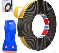 3mm X 10mm X 5m Window Seal Insulation Anti Cold Seal,Pour Porte Fenêtre Auto-Adhésif Pour Portes Joint De Fenêtre Isolant Phonique Fenêtre Anti-Froid, Anti-Bruit, étanche