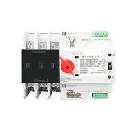 3P 3 Phase Din Rail Dual Power Automatic Transfer Switch Electrical Selector Switches Uninterrupted Power 63A 100A 125A CZAOINCU(63A)