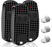 3Pack Télécommande Came 433,92 MHz, 2 Canaux Telecommande Portail Came Compatible avec Top-432EE/432EV/432NA pour Portes de Garage & Portails Automatisés (A)