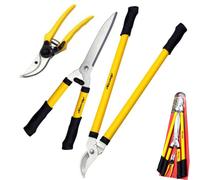 3pc Arbre Sécateur Cisailles Sécateurs Bordure Jardin Élagage Plieur Outil Set