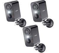 3PCS 2K Caméra Surveillance Exterieure WiFi sans Fil Batterie Vision Nocturne Couleur AI&PIR Détection Mouvement Audio IP65