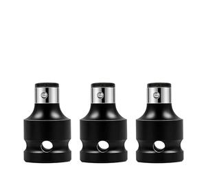 3PCS Adaptateurs D'embouts Pour hocs, 1/2 à 1/4, Adaptateur Douille Pour Outils Manuels Adaptateur 1/4 1/2 Pour D-ouille A Choc 1/2 Pouce Avec Racc Conversion Embout D-ouille Visseuse
