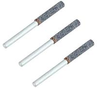 3Pcs Aiguillon de Tronçonneuse, Pierre d'affûtage de 4 mm 5/32 "Diamant Tronçonneuse Aiguiseur Burr Pierre Outil D'affûtage Pour Rotatif affûteuse de affûteur oregon