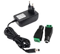 3PCS Alimentation Branchez de l'UE 12V, pour Éclairage Domestique, Alimentation 12v pour Bandeau LED Et Ruban Lumineux, Transfo 12v Stable avec Prise LED pour Installation Intérieure