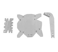 3Pcs Angle Gauge Set Affûteur Foret Jauge Angle Gabarit pour Affûtage Outils de Forage Diamètre de Forage Jauge D'Angle Forets Jauge D'Angle