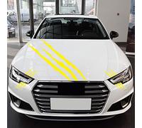 3PCS Autocollant de Capot Pare Choc Voiture Motif Griffe Monstre Sticker Decoratif Pour SUV Camion Véhicules (Jaune)