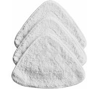 3pcs Bonnettes Microfibre - Pour Balai Vapeur Vileda - Haute Absorption - Pour Sol Intérieur et Cuisine - Blanc