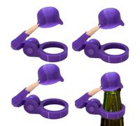 3pcs Bouchon de Bouteille de Bière Soldat Salut, Capsules de Bière Soldier Salutes Chapeaux Décoratifs pour Boire, Collection de Couvercles de Bières pour la Maison, les Pique-niques, les Fêtes