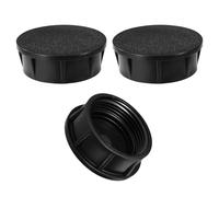 3pcs Capuchons de Tête d'Arrosage pour Arroseurs Hunter Pro, Buse d'Arrêt en Plastique Noir avec Joints Toriques en Caoutchouc Compatible avec Hunter Pro