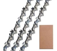3pcs Chaîne tronçonneuse - Faible rebond - Compatible Stihl MS170 MS180 - 3/8""LP 50 maillons 35cm