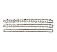 3pcs Chaînes de tronçonneuses 3/8"" 1,3 mm 52 maillons longueur de guide-chaîne 35 cm compatible avec Oregon Bosch Dollmar Hitachi
