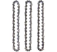 3pcs chaînes tronçonneuse - 10"" 40 maillons 3/8"" LP - Faible rebond - pour Black & Decker Ryobi Bosch
