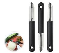 3PCS Couteau Éplucheur, Eplucheur Pomme De Terre Manuel En Acier Inoxydable Pour Fruits Et Légumes Epluche Pomme Epluche Legumes Econome Professionnel Pour Cuisine Quotidienne