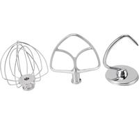 3pcs embout de m?langeur sur pied acier inoxydable crochet plat en forme de barre de fer fouet pour accessoires de t?te d'inclinaison pour K���che