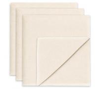 3pcs Étamine Alimentaire 50x50cm - Toile à Fromage en Coton Non Blanchi | Tissu Filtrant Réutilisable pour Jus, Lait de Noix, Soupe, Yaourt et Tofu - Filtre à Mailles Fines