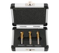 3Pcs Foret à Dépointer, HSS CO 6.5mm/8mm/10mm Foret Coupeur de Soudage par Points Ensemble Fraises à Dépointer pour Enlever les Joints de Soudure en Tôle