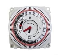 3PCS Minuterie 24 Heures, Interrupteur de Minuterie Mécanique 24 Heures, Dispositif de Minuterie Industrielle, Interrupteur à Panneau de Protection pour Lumières, Lampes et Appareils