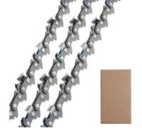 3pcs MS170 Chaîne de tronçonneuse 35 cm 3/8""LP 50 Maillons d'Entraînement 1.1 mm, Faible Rebond compatible avec Stihl
