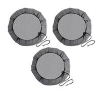 3PCS Rain Barrel Cover Mesh Net Adjustable Rainwater Barrel Filter Cover Anti Leaf Debris Protection Net for Water Storage Tank Outdoor Garden