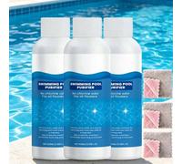 3Pcs Swimming Pool Purifying Liquid,Swimming Pool Water Natural Clarifier,for Inground Pools & Above Ground Pools,for Fast Acting Cloudy Water Treatment,Restores Hazy Or Cloudy.