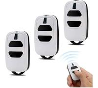 3pcs télécommande - Compatible DEA GT2/GT4/MIO TR2/TR4/GENIE 273 - Code tournant HCS/HT12/DART 433MHz - Pour portail garage