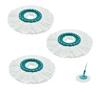 3 Pcs Tête de mop de Remplacement, Compatible avec Le Leifheit Clean Twist Mop, Chef de vadrouille de Remplacement pour Set de mop L
