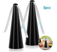 3pcs Ventilateurs d'insectes Mouches et Moustiques Repoussent, Mouche de Table Electrique Pour Maison Dîner, Pique-Nique et