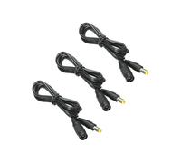 3pièces 5.5mm X 2.1mm Connecteur Male Femelle A Femelle Cable de Rallonge Cable Longueur Du Connecteur Du Cable: 1.2 M