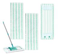 3Pièces Serpillères de Rechange 47x17cm pour Leifheit Profi XL Micro Duo | Housse de Rechange pour Leifheit Profi XL Cotton Plus 2 Fibres Système Housse de Rechange en Microfibre pour Tous Les Sols